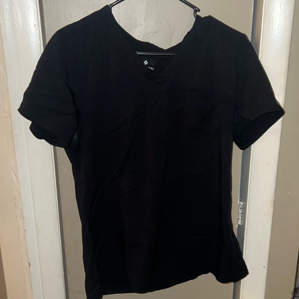 Med, couture black scrub, top, medium